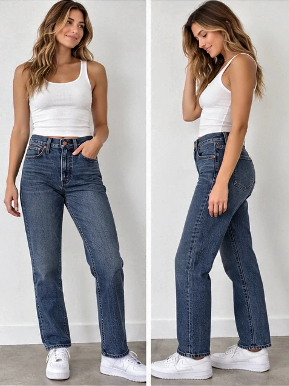 Madewell The Perfect Vintage Jeans Size 25 | High Rise Medium Wash Denim
